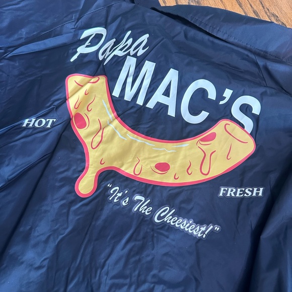 Navy Windbreaker “Papa Mac’s” Size L - Picture 5 of 5